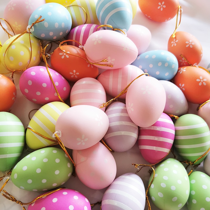 DIY Colorful Foam Easter Eggs (12pcs) DIY Colorful Foam Easter Eggs (12pcs)