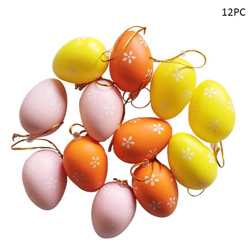 DIY Colorful Foam Easter Eggs (12pcs)