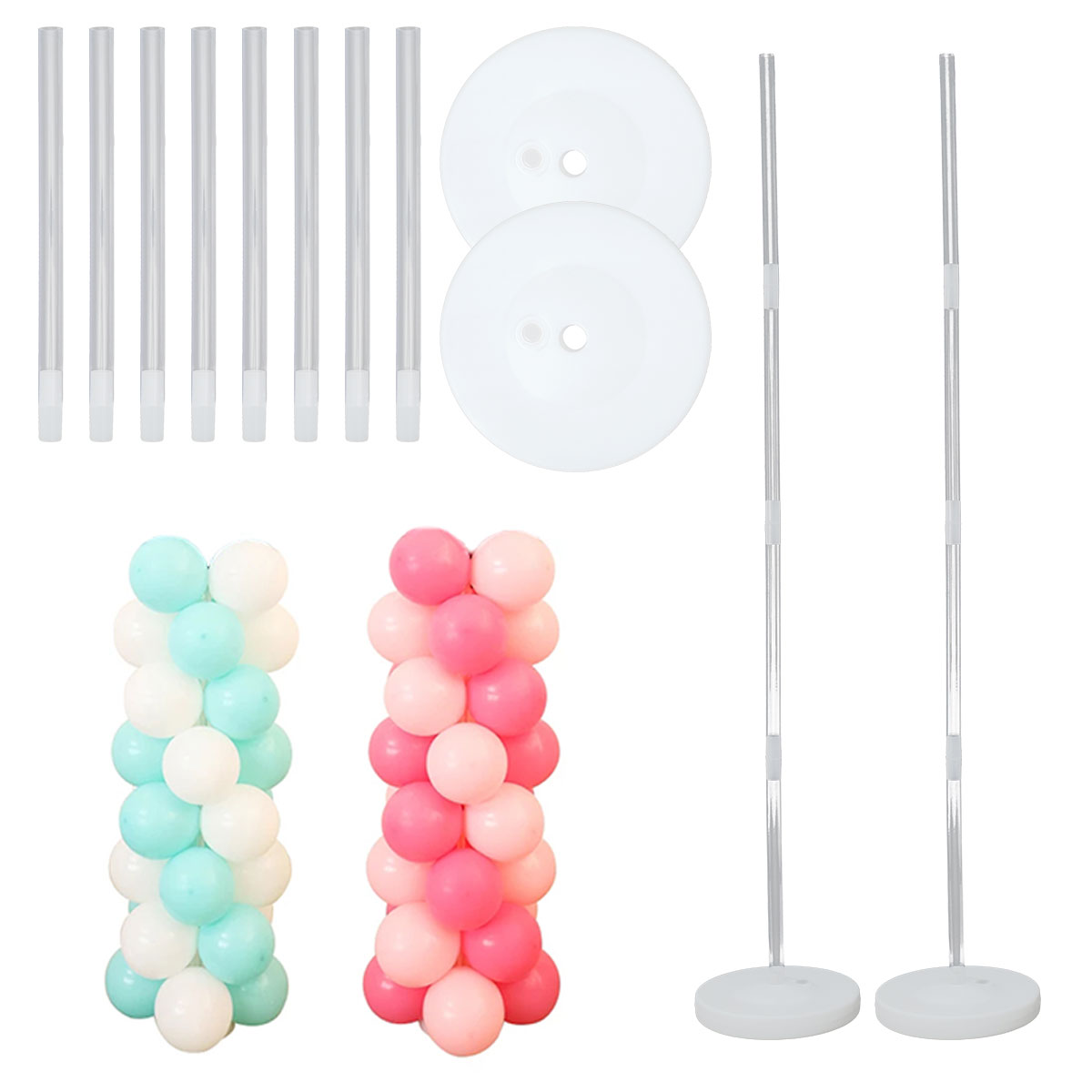 DIY Column Balloon Stand (2 Sets) DIY Column Balloon Stand (2 Sets)