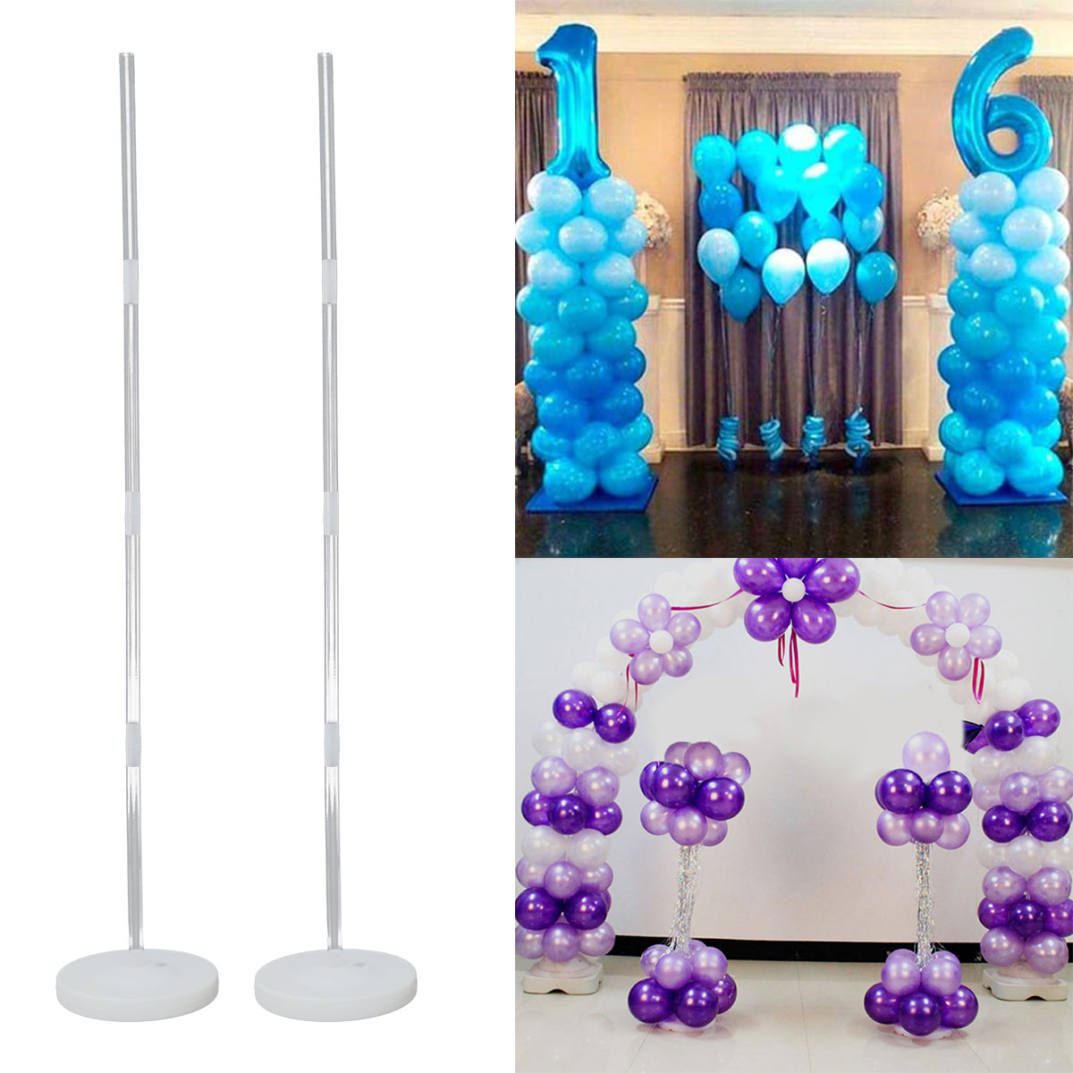 DIY Column Balloon Stand (2 Sets)
