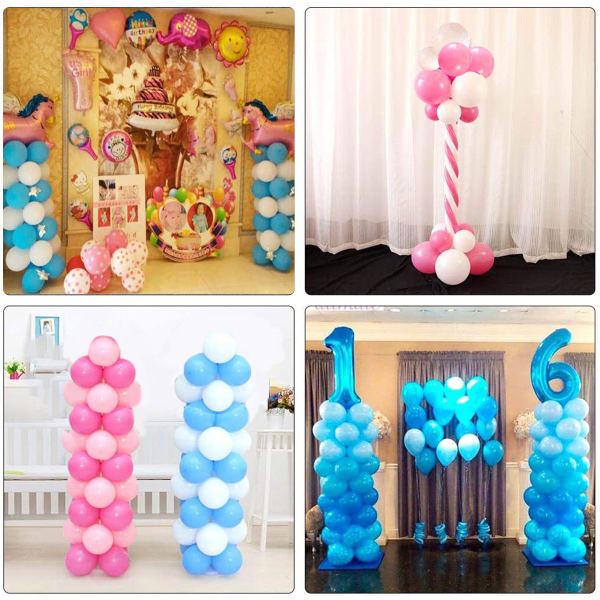 DIY Column Balloon Stand (2 Sets)