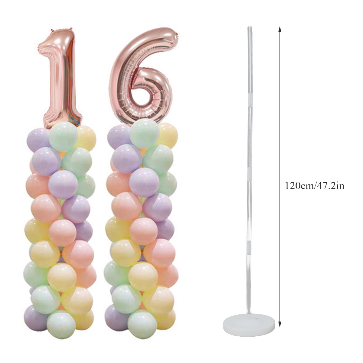 DIY Column Balloon Stand (2 Sets)