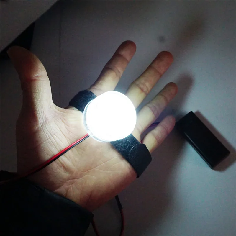 DIY Controlled Light LED Light FOR 1:1 Iron Man Tony Stark Glove Palm Lights Hand Led Lamp Accessories Halloween