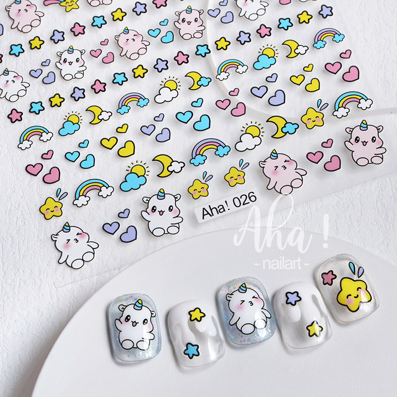 DIY Cute Kawaii Nail Stickers