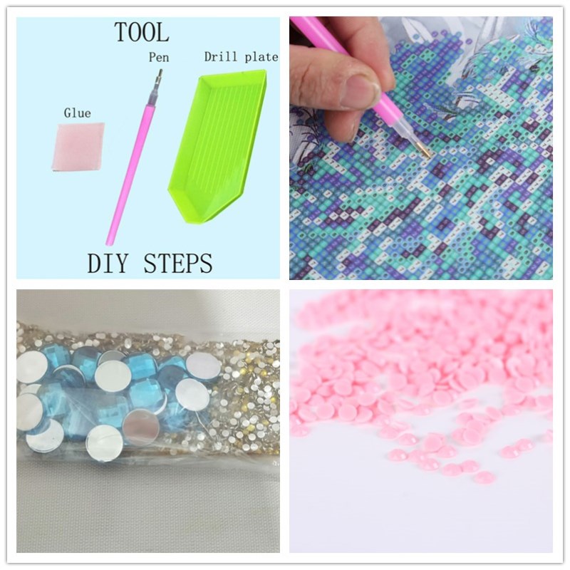 DIY Diamond Painting Peacock Design