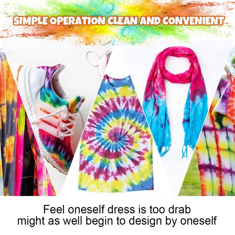 DIY Fabric Coloring Tie Dye Powder (3 pcs)