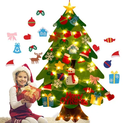 DIY Felt Christmas Tree with Accessories DIY Felt Christmas Tree with Accessories