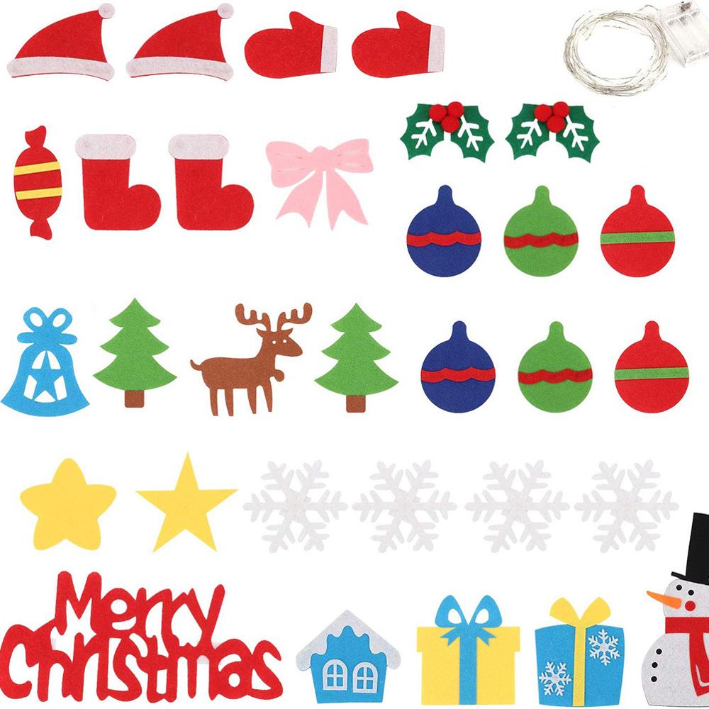 DIY Felt Christmas Tree with Accessories DIY Felt Christmas Tree with Accessories