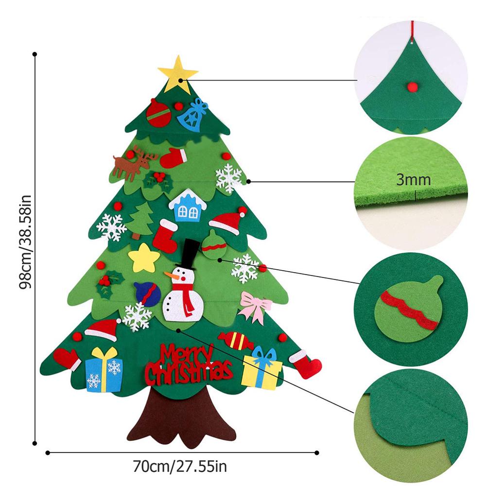 DIY Felt Christmas Tree with Accessories DIY Felt Christmas Tree with Accessories