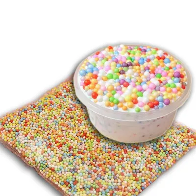 DIY Floam Beads Slime Soft Filler