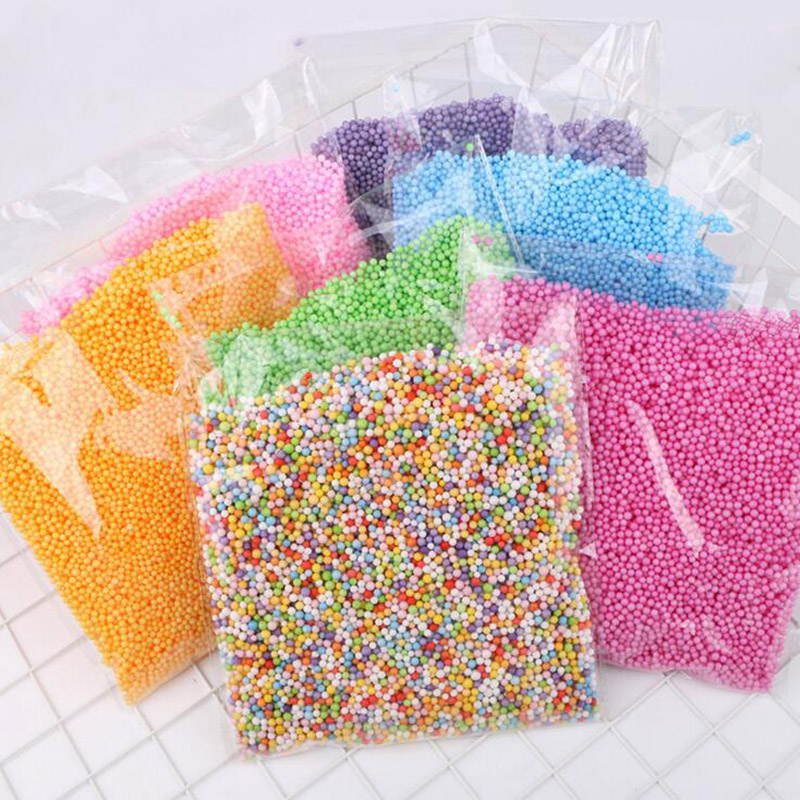 DIY Floam Beads Slime Soft Filler