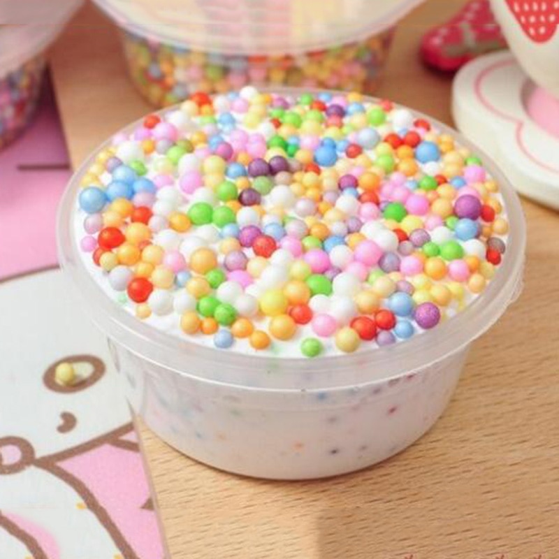 DIY Floam Beads Slime Soft Filler