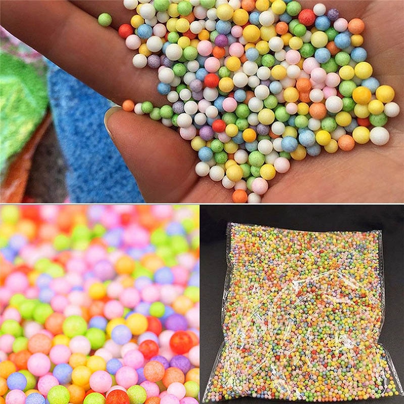 DIY Floam Beads Slime Soft Filler