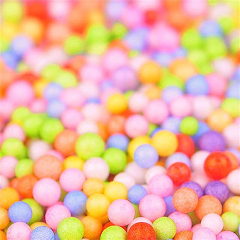 DIY Floam Beads Slime Soft Filler