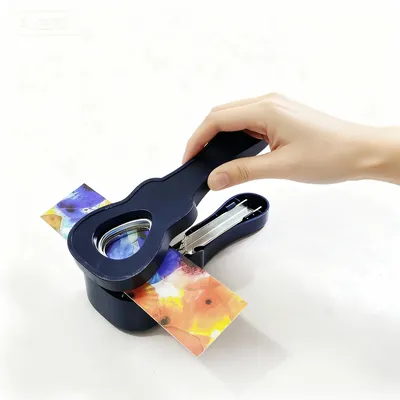 DIY Guitar Pick Punch Maker, Recycled Plastic Cards to Plectrum for Acoustic Electric Bass, with 15 PCS Pick Strips DIY Guitar Pick Punch Maker, Recycled Plastic Cards to Plectrum for Acoustic Electric Bass, with 15 PCS Pick Strips