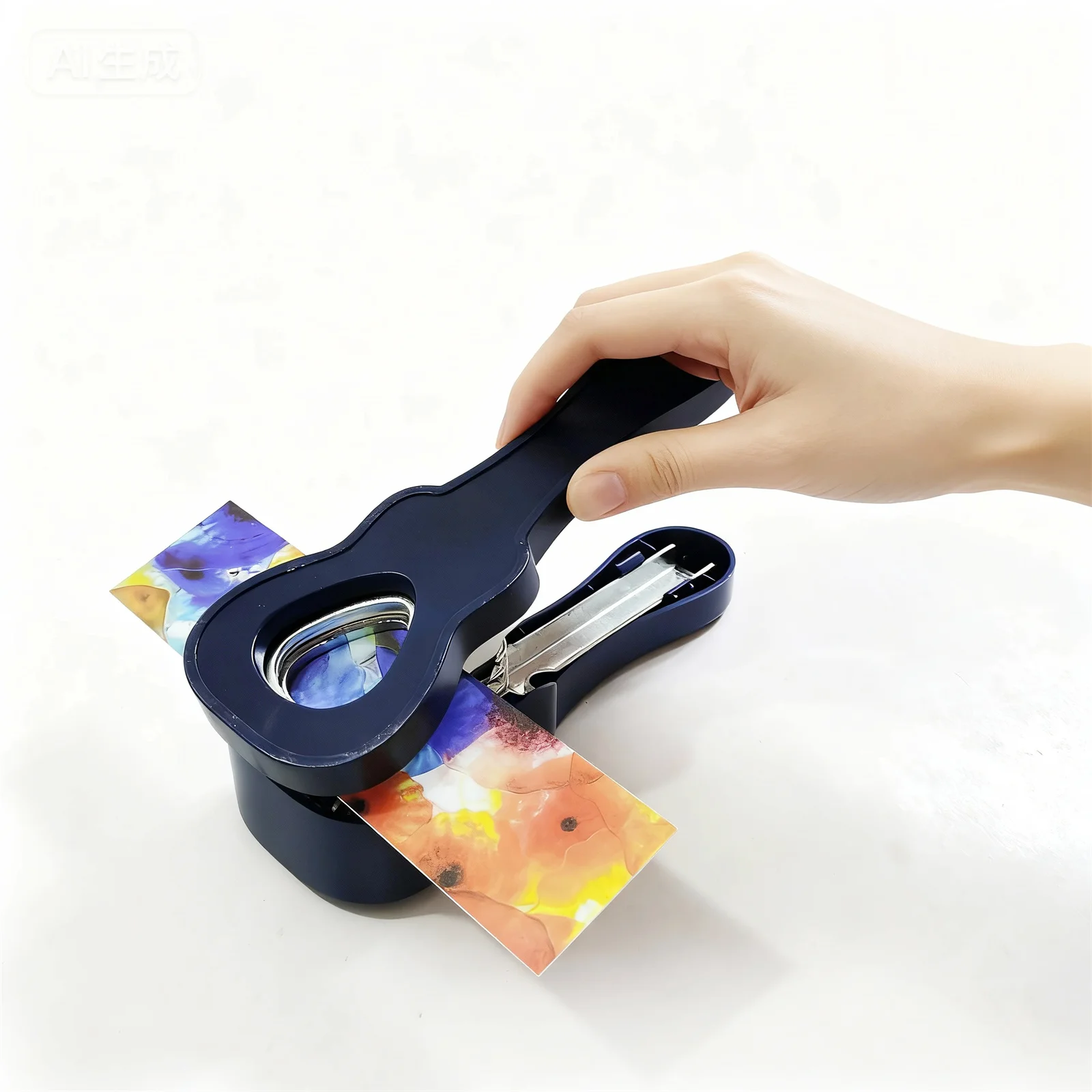 DIY Guitar Pick Punch Maker, Recycled Plastic Cards to Plectrum for Acoustic Electric Bass, with 15 PCS Pick Strips DIY Guitar Pick Punch Maker, Recycled Plastic Cards to Plectrum for Acoustic Electric Bass, with 15 PCS Pick Strips