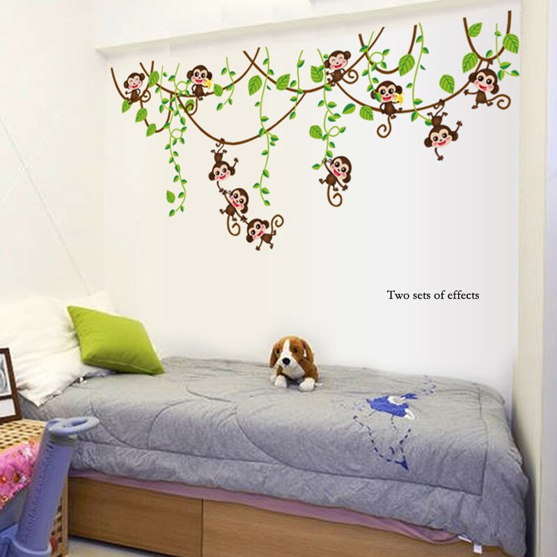 DIY Installation Monkey Wall Sticker