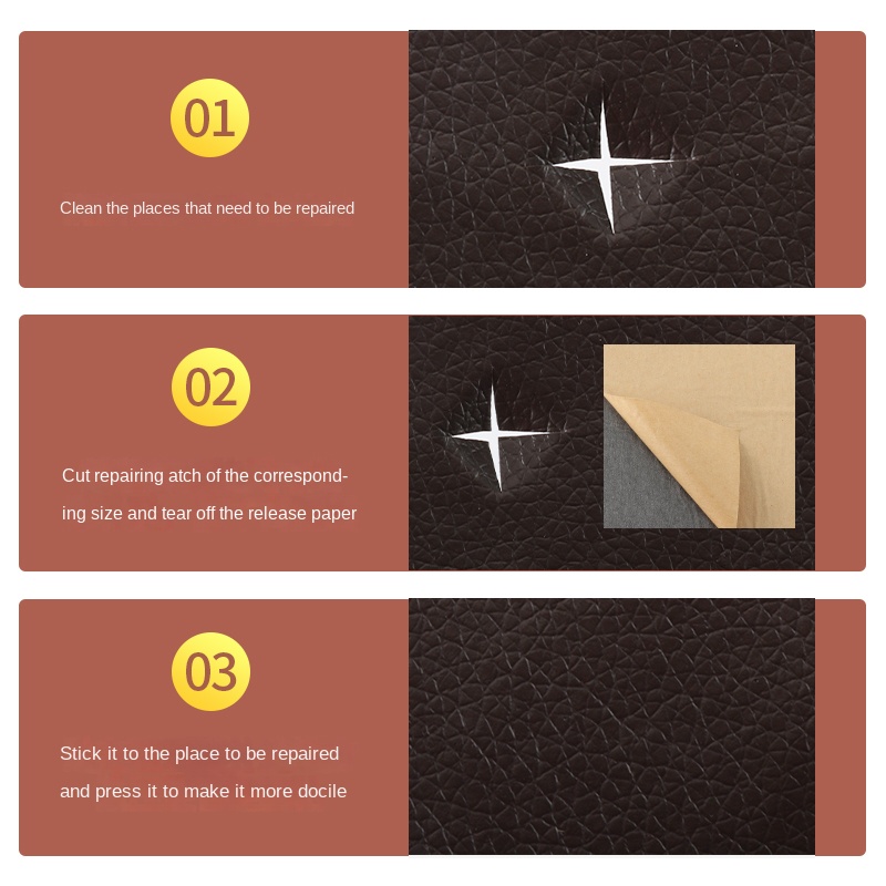 DIY Leather Repair Sticker DIY Leather Repair Sticker