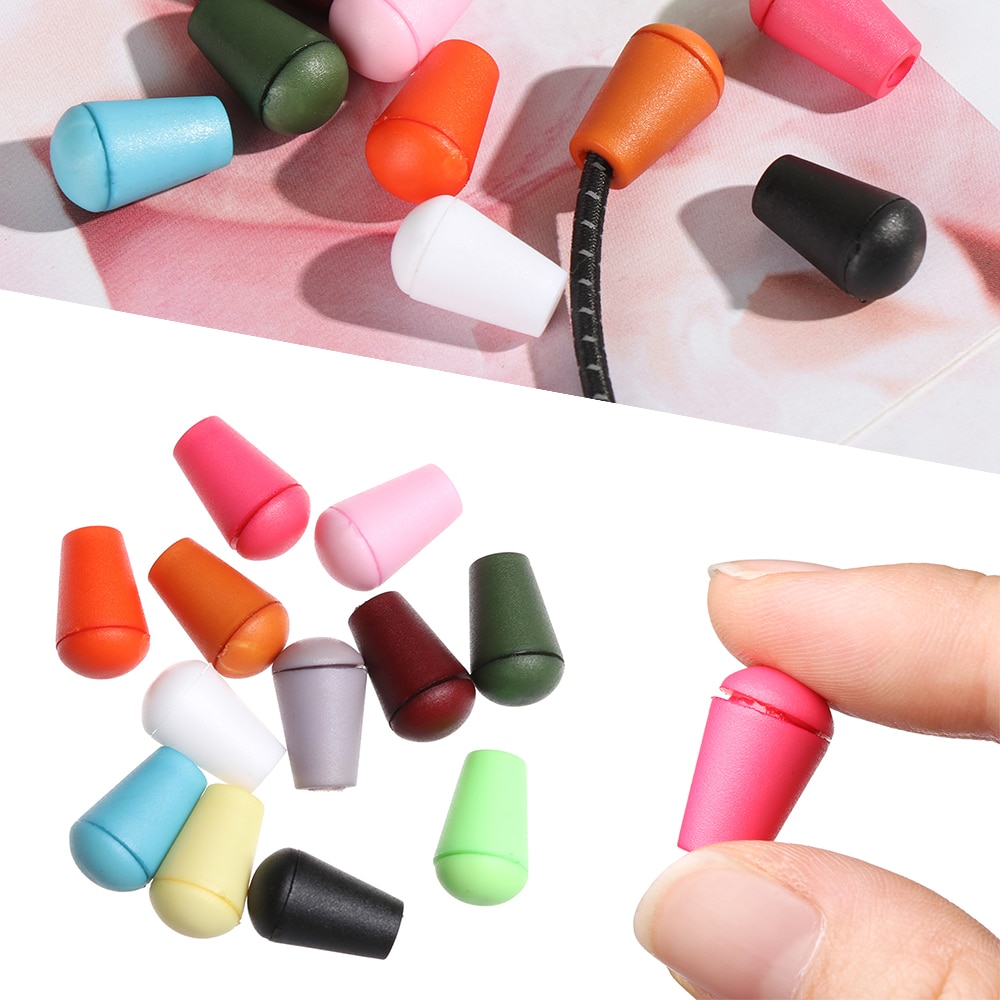 DIY Plastic Bell Cord Ends (20 pcs) DIY Plastic Bell Cord Ends (20 pcs)