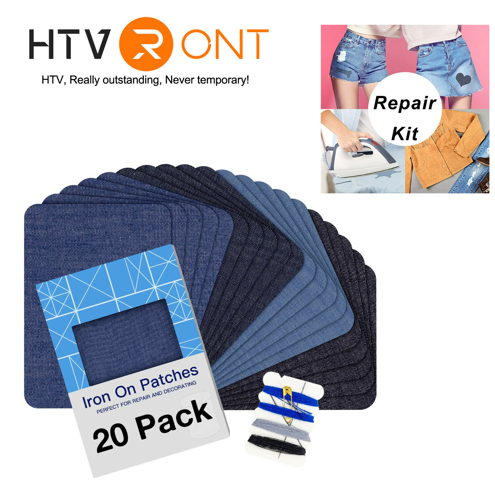 DIY Repair Denim Patches (20 Pcs) DIY Repair Denim Patches (20 Pcs)
