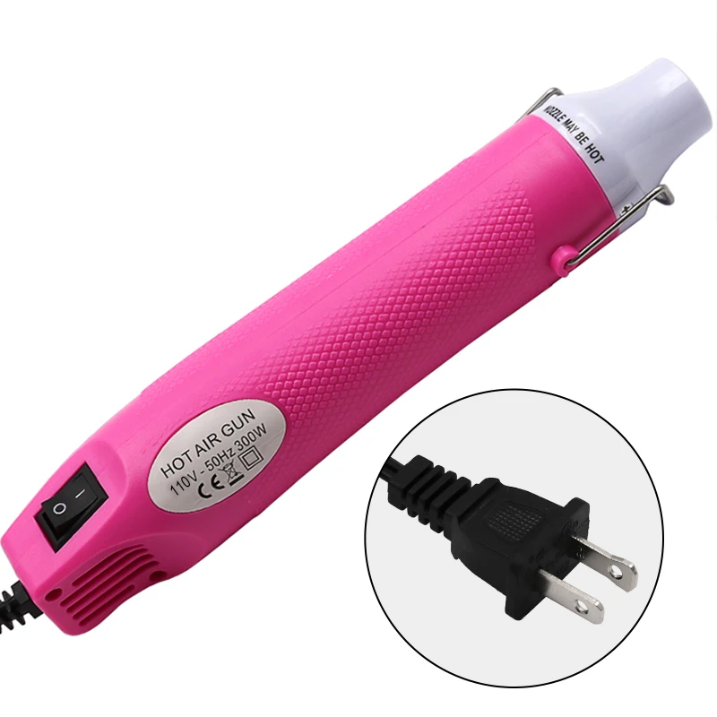DIY Using Heat Gun Electric Power Tool Hot Air 300W Temperature Gun with Supporting Seat Shrink DIY Using Heat Gun Electric Power Tool Hot Air 300W Temperature Gun with Supporting Seat Shrink