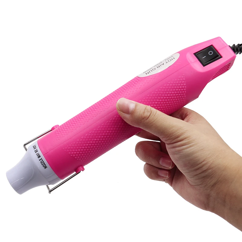 DIY Using Heat Gun Electric Power Tool Hot Air 300W Temperature Gun with Supporting Seat Shrink DIY Using Heat Gun Electric Power Tool Hot Air 300W Temperature Gun with Supporting Seat Shrink