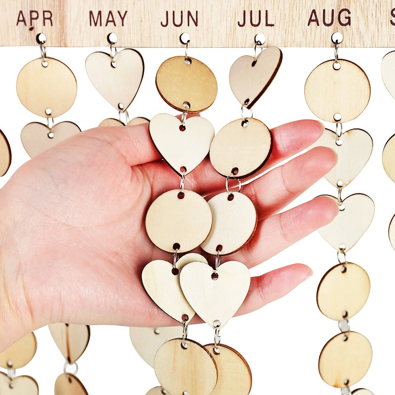 DIY Wooden Family Birthday Calendar DIY Wooden Family Birthday Calendar
