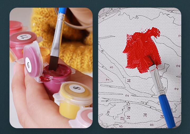 DIY World Map Paint by Number Kit