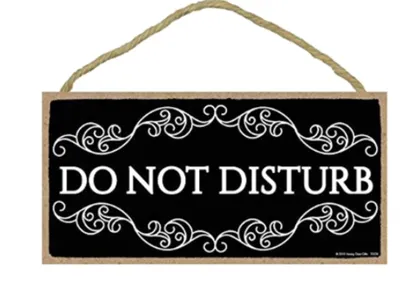 Do Not Disturb Sign Decoration