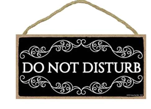 Do Not Disturb Sign Decoration Do Not Disturb Sign Decoration