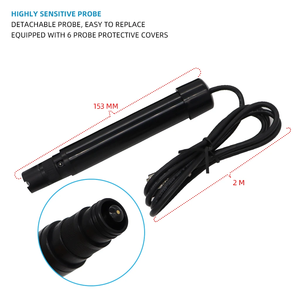 DO9100 Digital Dissolved Oxygen Meter 0.0-30.0 Mg/L Waterproof ATC 0.0-300.0% DO Tester Water Quality Oxygen Detector
