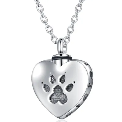 Dog Ash Necklace Wearable Urn