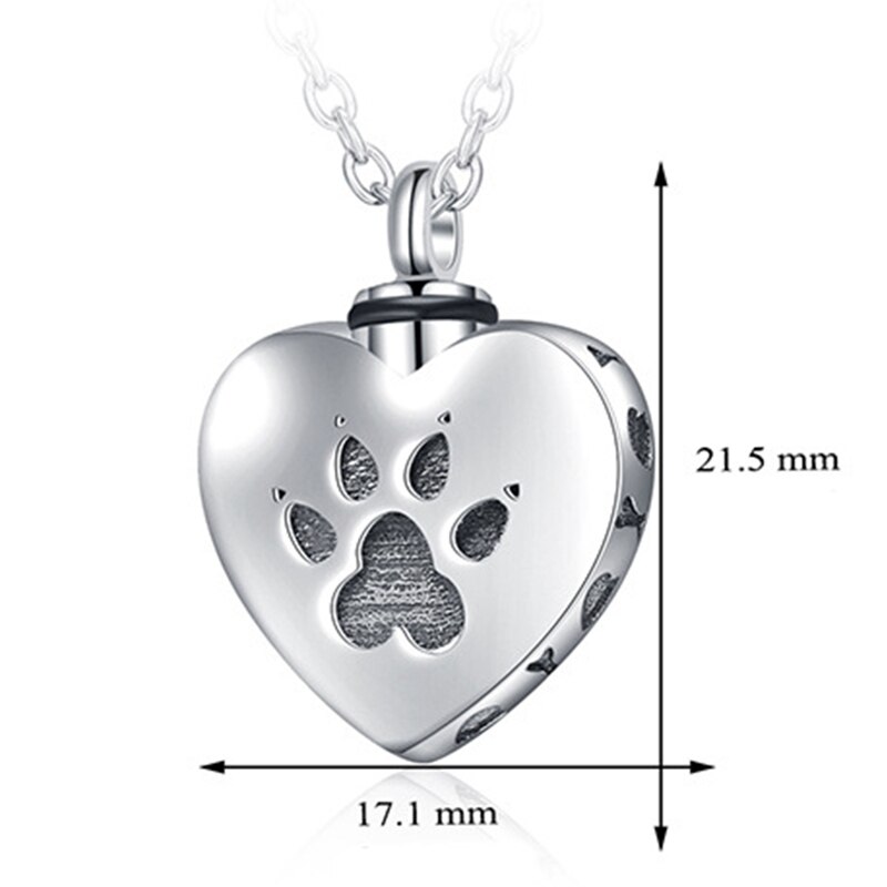 Dog Ash Necklace Wearable Urn