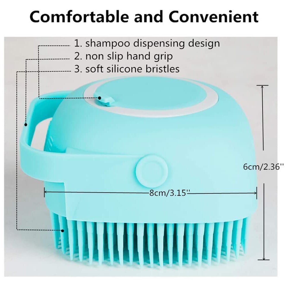 Dog Bath Brush Grooming Accessory Dog Bath Brush Grooming Accessory