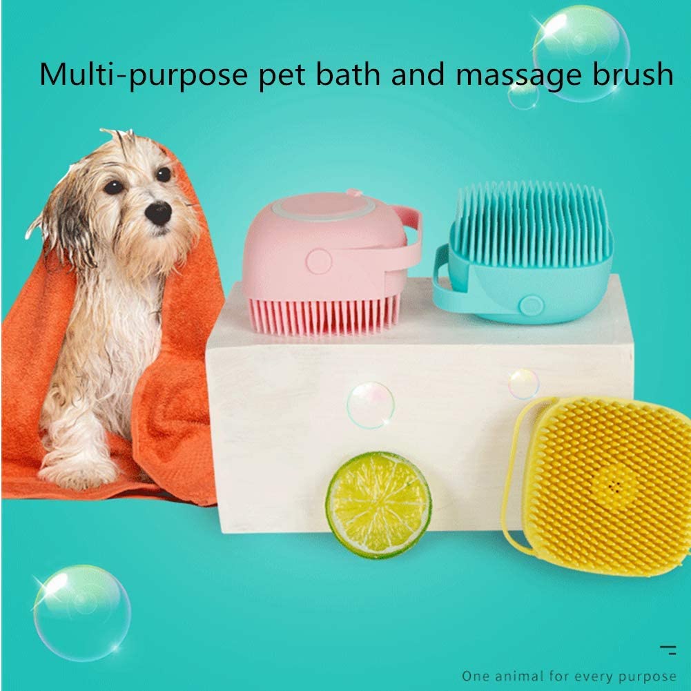 Dog Bath Brush Grooming Accessory Dog Bath Brush Grooming Accessory