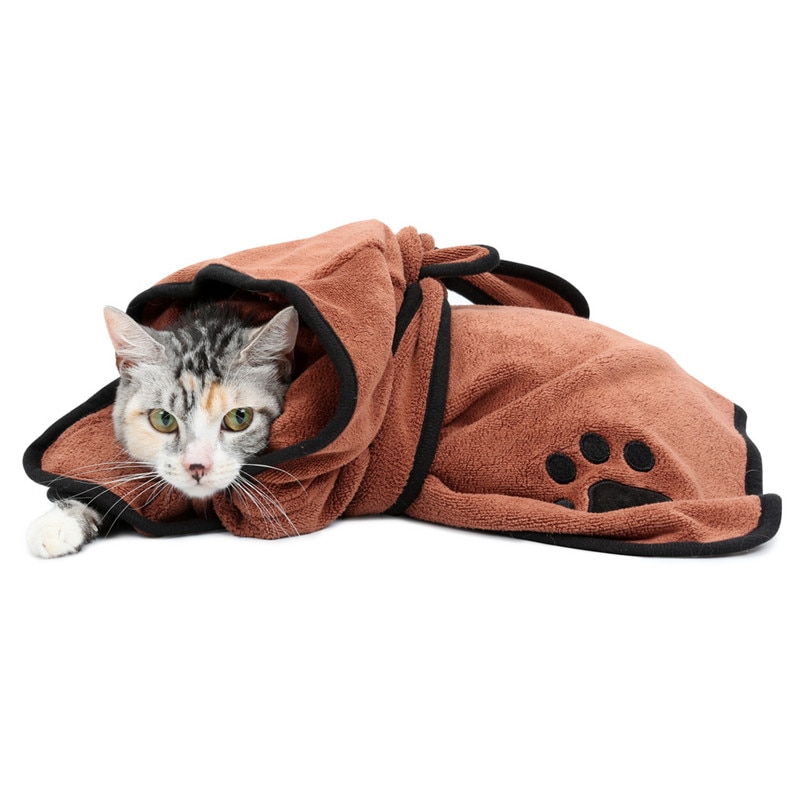 Dog Bathrobe Pet Microfiber Bath Towel Dog Bathrobe Pet Microfiber Bath Towel
