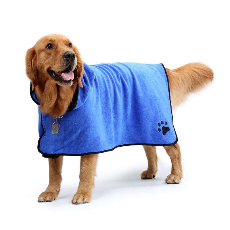 Dog Bathrobe Pet Microfiber Bath Towel Dog Bathrobe Pet Microfiber Bath Towel