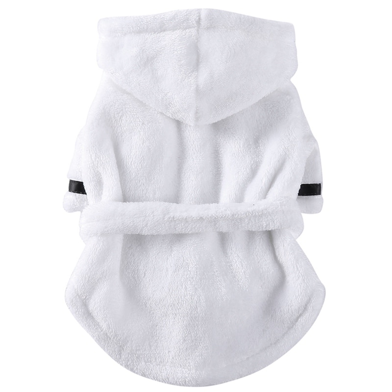 Dog Bathrobe Towel with Hood