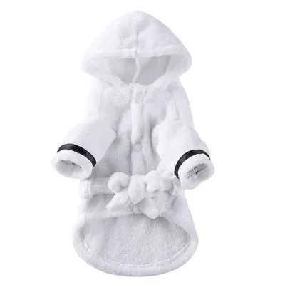 Dog Bathrobe Towel with Hood