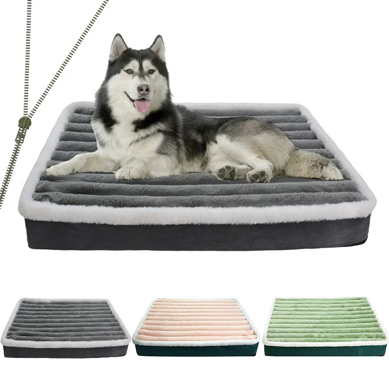 Dog Bed Mat with Zipper Remolvable Pet Mattress for Dog Sleeping Mat Washable Dog Mattress Pet Pad Cushion for Small Dog Bed Mat with Zipper Remolvable Pet Mattress for Dog Sleeping Mat Washable Dog Mattress Pet Pad Cushion for Small