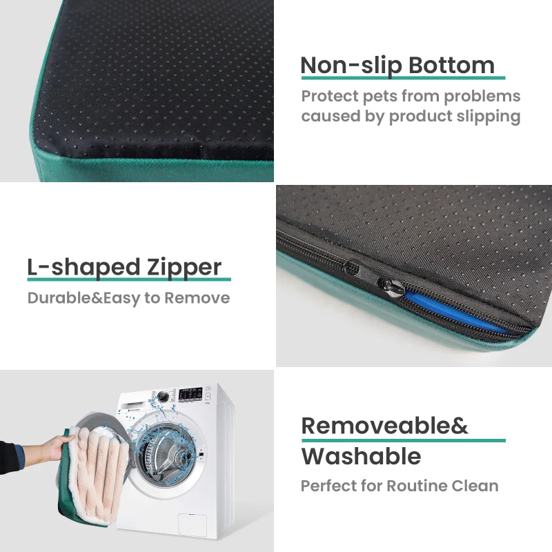 Dog Bed Mat with Zipper Remolvable Pet Mattress for Dog Sleeping Mat Washable Dog Mattress Pet Pad Cushion for Small Dog Bed Mat with Zipper Remolvable Pet Mattress for Dog Sleeping Mat Washable Dog Mattress Pet Pad Cushion for Small
