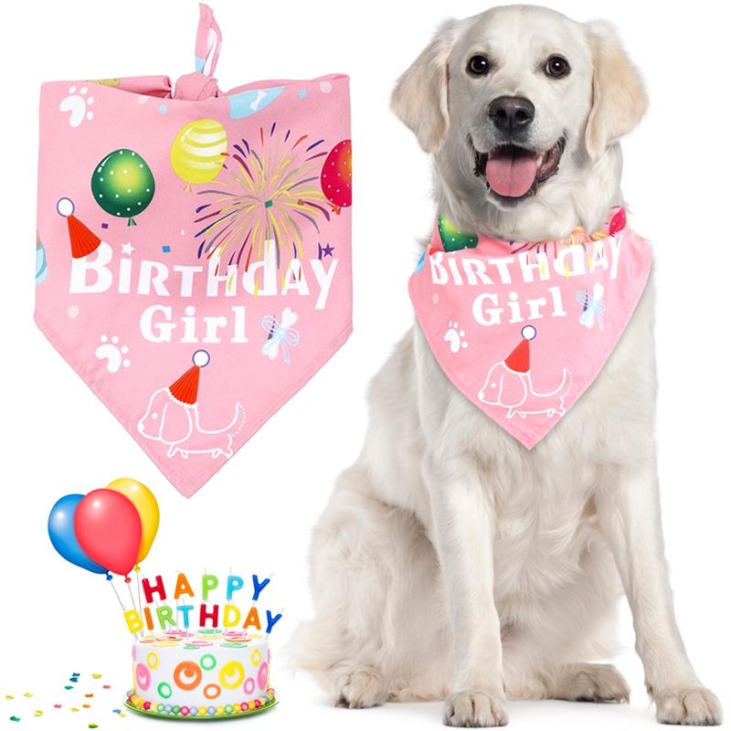 Dog Birthday Bandana Pet Bib