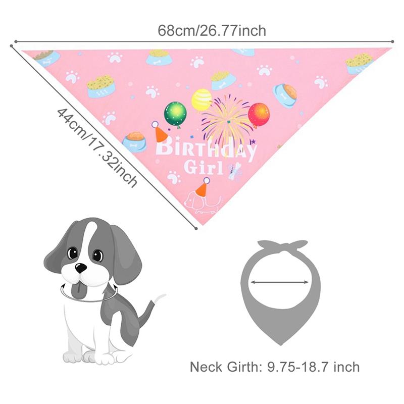 Dog Birthday Bandana Pet Bib