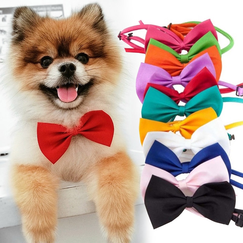 Dog Bow Tie Adjustable Pet Accessory Dog Bow Tie Adjustable Pet Accessory