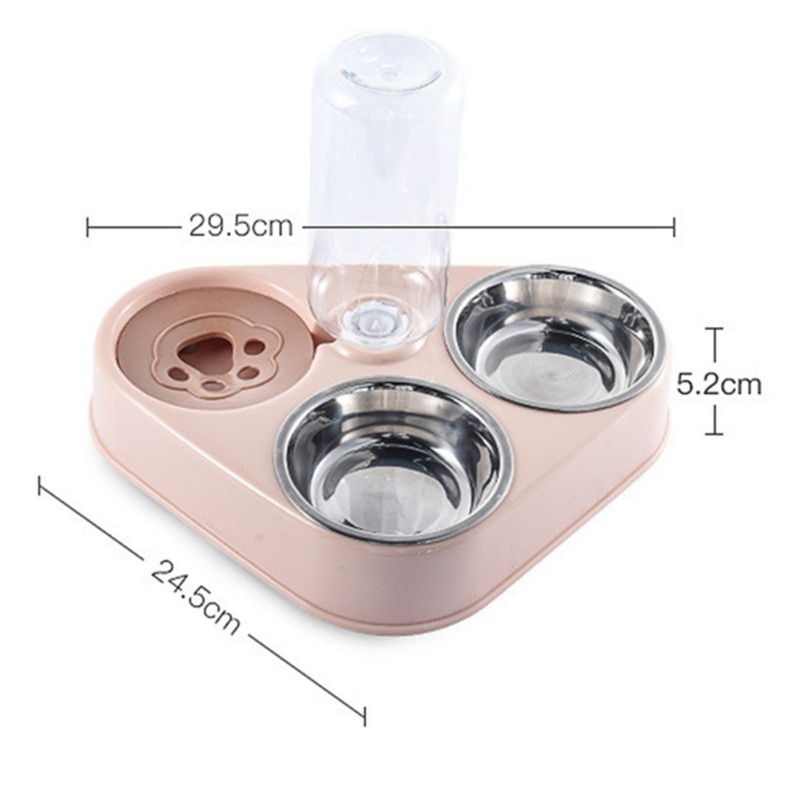 Dog Bowl Water Dispenser 3 in 1 Feeder Dog Bowl Water Dispenser 3 in 1 Feeder