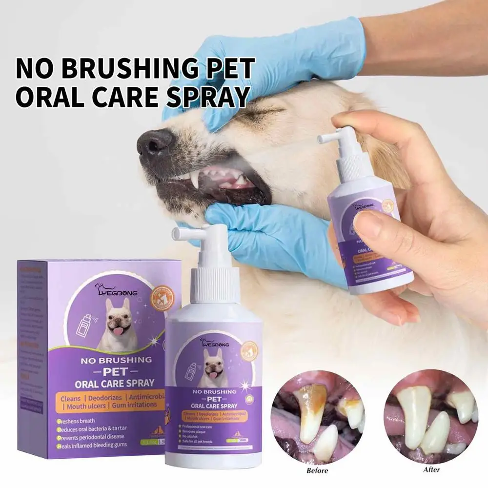 Dog Breath Spray Mouth Freshener Dog Breath Spray Mouth Freshener