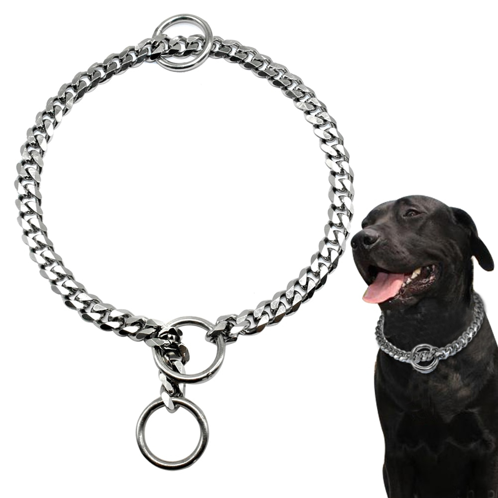 Dog Choker Chain Stainless Necklace Dog Choker Chain Stainless Necklace