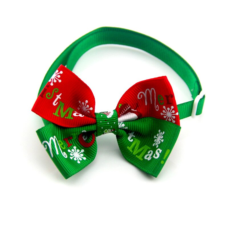 Dog Christmas Bowtie Adjustable Strap Dog Christmas Bowtie Adjustable Strap