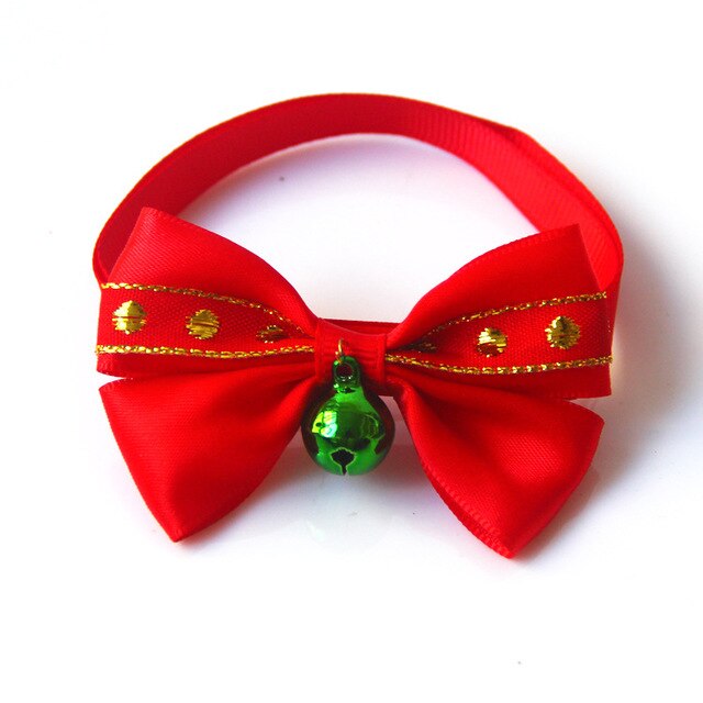 Dog Christmas Bowtie Adjustable Strap Dog Christmas Bowtie Adjustable Strap