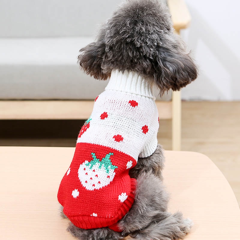 Dog Christmas Sweater Crochet Costume Dog Christmas Sweater Crochet Costume